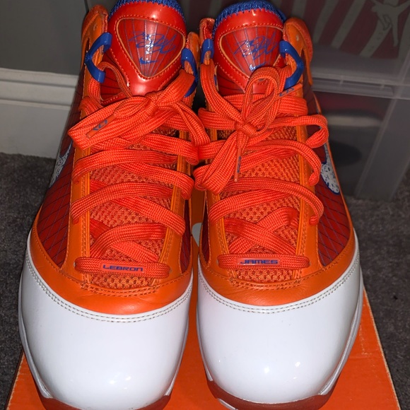 Nike LeBron Hardwood Classic 7 Orange Sample PE size 10 - Picture 3 of 15